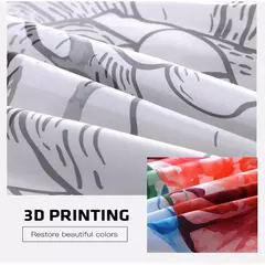 Imagem do Psicodélico Impressão Digital Conjunto de cama para adultos, 3D Capa de edredão, microfibra, solteiro, rainha, rei, gêmeo, tamanho completo