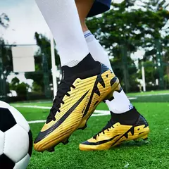 Sapatos de futebol profissional para adultos, botas de futebol, chuteiras adolescentes antiderrapantes, esporte ao ar livre, alta qualidade, TF, FG, novo, 2022 - Wolf Magazine