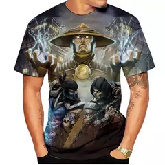Mortal Kombat 11 T-shirts impressas em 3D para homens e mulheres, roupas de rua grandes, Harajuku Tees, tops, roupas infantis, jogos de luta - Wolf Magazine