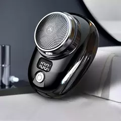 Mini barbeador elétrico para viagens masculinas, navalha portátil, aparador de barba, recarregável, recarregável, rosto - comprar online
