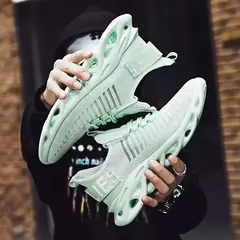 Tênis de malha respirável masculino, Sapatos casuais volumosos, Luxo, Clássicos, Tendências originais, à venda, Primavera, Outono, 2022 - loja online