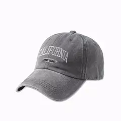 Boné de beisebol retrô vintage de algodão masculino feminino denim letras bordadas chapéu de algodão macio bonés casuais retrô unissex chapéus - Wolf Magazine