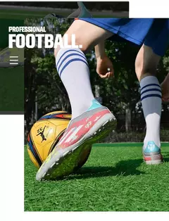 FG TF Indoor Soccer Shoes para Homens, Treinamento com Grama, Rápido, Antiderrapante, Chuteiras de Futebol Profissional, Botas, Futebol, Sociedade, Original - comprar online