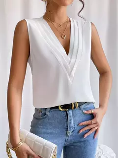 Blusas soltas, sem mangas, camisas grandes, tops femininos elegantes, monocromáticas, casuais, moda jovem, verão