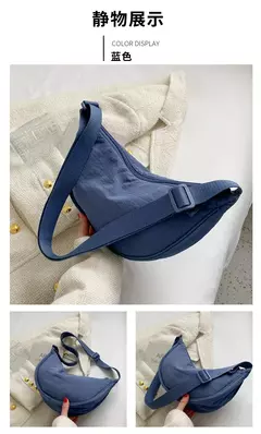 Nylon Hobos Bolsa Crossbody para Mulheres, Bolsas de Ombro Designer, Bolsa de Grande Capacidade, Lady Travel Shopper Bag, Bolsas Femininas, Casual, 2023 - comprar online