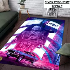 Filme John Wick Tapete antiderrapante, arte da moda, cinema, sala de estar, sof? - loja online