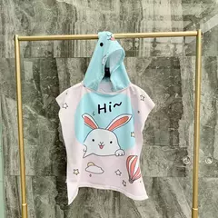 Manto com capuz para crianças, toalha de banho do bebê, roupão, toalha de praia, robes infantis, acessórios do bebê - loja online