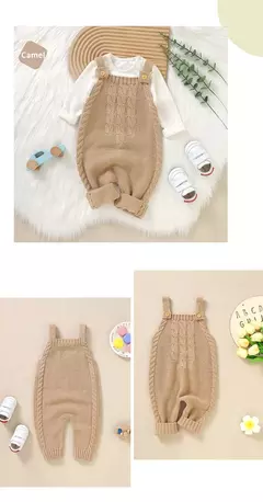Imagem do Macacão infantil de malha sem mangas, roupas de bebê recém-nascido, macacões de cor sólida, roupas infantis, primavera e outono