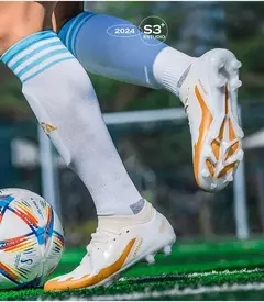 Imagem do Tênis de treinamento interno profissional para homens, sapatos de futebol originais, botas de campo, ao ar livre, grampos sociais, rápidos