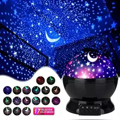 LED Rotating Night Light Projector, Céu Estrelado, Star Master, Crianças, Crianças, Sono, Romântico, USB, Lâmpada, Presentes para Criança