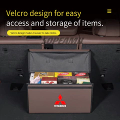 Para mitsubishi outlander pajero asx colt lancer l200 triton RalLIART caixa organizadora de porta-malas de carro caixa traseira estiva arrumação saco de armazenamento na internet