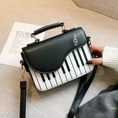 Coreano Piano Design Mulheres Sacos De Ombro PU Couro Messenger Bag Bolsa Moda Corssbody Bag Bolsa De Bolso Moeda Pacote na internet