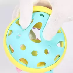 Chocalhos educativos brinquedos para bebês, mordedor sensorial recém-nascido, jogos de desenvolvimento para bebês, 0, 6, 12 meses