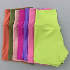 Cintura alta esportes shorts para mulheres, leggings de ioga, fitness, corrida, ciclismo, apertado, macio na internet