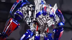 Imagem do Brinquedos de transformação optimus bs03 ut R-02 cavaleiro guerreiro filme op comand figura ação deformação robô liga anime modelo presente