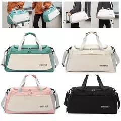 Leve de curta distância Duffle Bag, saco de viagem portátil, Storage Messenger Bag, Sports Gym Bag, elegante, grande capacidade - loja online