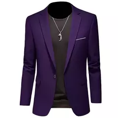 Blazers boutique casuais masculinos, jaqueta monocromática, terno slim fit, casaco de lazer, boutique de moda, novo, 2023 na internet