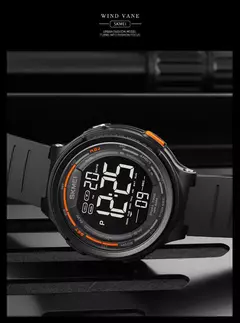 Imagem do SKMEI-1841 Luxo Digital Sports Watch para homens, relógio de pulso impermeável, cronômetro, contagem regressiva, relógio militar, 1560