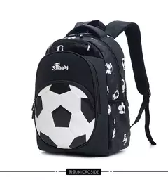 Mochila De Futebol Anime para Crianças, Sacos escolares de viagem para adolescente, Mochila para menino na internet