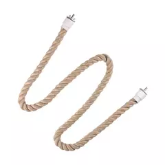 Pássaro poleiro suporte pássaros suprimentos bungee pássaro brinquedo papagaio escalada corda para lovebirds conures periquito pinhões cor primária na internet