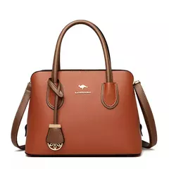 Sacos Crossbody de couro de qualidade para mulheres Sacola de grande capacidade 2 camadas Bolsas de luxo Sacos de grife 2024 - loja online