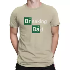 Camiseta de manga curta masculina, Sinal, Vintage, 100% algodão, Breaking Bad, Roupa Crewneck, Verão - comprar online