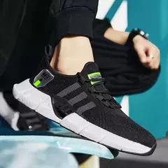 Tênis de corrida leve macio casual masculino, tênis esportivo ao ar livre, antiderrapante para caminhada, resistente ao desgaste, tênis de corrida - loja online