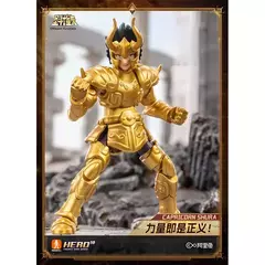 Original saint seiya animação brinquedos periféricos galáxia versão pano de ouro aiolos shura ikki shun modelo móvel figura coleção na internet
