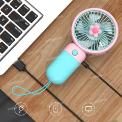 Imagem do Usb mini ventilador de mão de energia eólica conveniente e ultra-silencioso ventilador de alta qualidade portátil estudante escritório bonito pequenos ventiladores de refrigeração