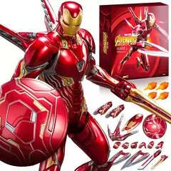 ZD Brinquedos Homem de Ferro Série Filme Action Figure, Movable Joint, Mark Dolls, MK1, MK2, MK3, MK4, MK5, MK6, MK7, MK42, MK43, MK50, 7 em - comprar online