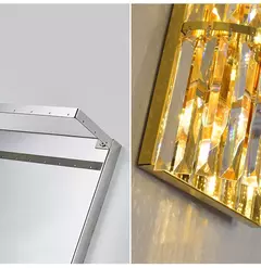 Benda luxo lobby do hotel grande lâmpada de parede cristal para clube hall villa sala estar escritório banquete luminárias interiores