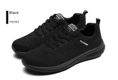 Tênis casuais masculinos tênis de corrida masculino rendas-up leve confortável respirável tamanho grande 46 sapatos de caminhada atléticos para homem - comprar online