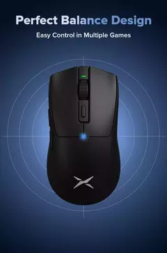 Imagem do Delux-M600 Mouse sem fio para jogos, Macro Mice recarregável para PC Gamer, leve, conexão de modo duplo, 2.4G, 49g, PMW3325