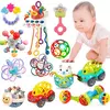Baby Chocalhos Brinquedos Newborn Sensory Teether Baby Development Games Brinquedos Infantis Educacionais Para Bebês Brinquedos Do Bebê 0 6 12 Meses