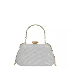 Saco de noite luxuoso para mulheres, alto design, banquete de festa, saco de glitter para senhoras, embreagem do casamento, bolsa de ombro, bolsa de corrente, marca - Wolf Magazine