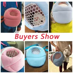 2022 portátil pequenos animais saco de transporte viagem pendurado saco para animais de estimação rato hamster ouriço chinchila furão respirável gaiola para animais estimação - Wolf Magazine