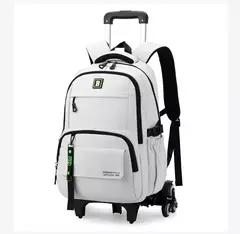 Mochila escolar com rodas para crianças, Mochila rolante para meninos, Mochila de estudante, Bagagem de viagem - Wolf Magazine