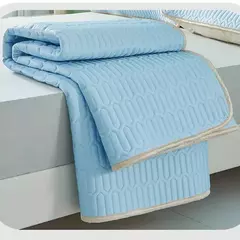 Capa de colchão com sensação legal, lençol de solteiro/duplo/queen, verão, almofada legal, faixa elástica, colchas de quatro cantos