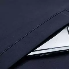 Imagem do Jaquetas monocromáticas à prova de vento para homens de meia idade, casaco com zíper com gola lapela, jaquetas casuais masculinas, 5 tamanhos, inverno