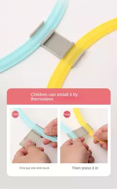 Imagem do Brinquedos esportivos engraçados para treinamento físico infantil, treliça jump ring set, jogo ao ar livre, 10 aros, 10 conectores para brincar no parque, meninos e meninas, novo