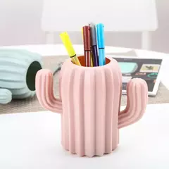Estudante criativo Pen Holder, Papelaria Desktop, Mesa do cacto, Caixa De Armazenamento Multifunções, PE Pen Container, Pote Escova, Material de Escritório