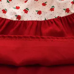 Outono novas meninas recém-nascidas vestido de manga longa dos desenhos animados fragmentado flor lapela bebê vestido de princesa flor cinta vestido - Wolf Magazine