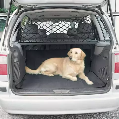 Cerca de porta-malas de carro, rede protetora de isolamento para cães de estimação, resistente, durável, elástica, cerca de segurança para animais de estimação para qualquer veículo