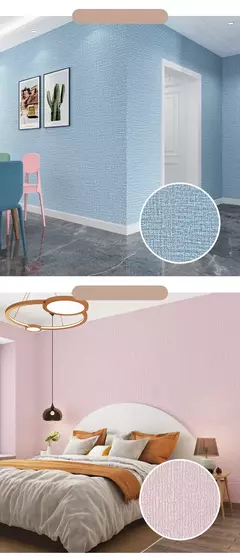 Autoadesivo Papel de Parede, Espuma 3D, Monocromático, Espessado, Impermeável, Fundo, Parede, Renovação, Adesivos, PVC, 50cm x 10m - comprar online