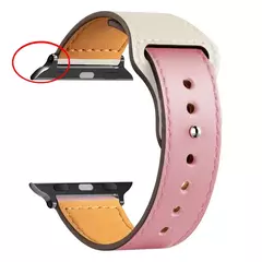 Pulseira de couro para Apple Watch Band, Sport Loop Bracelet, Ultra 2, 49mm, 44mm, 40mm, 38mm, 42mm, iWatch Series 9, 8, 7, 3, 4, 5, 6, SE, 41 milímetros, 45 milímetros
