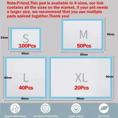 Fralda super absorvente para animais de estimação, fralda grossa para xixi, secagem rápida, descartável, tapete de urina para gatos, fraldas para cães, desodorante, suprimentos para animais de estimação na internet