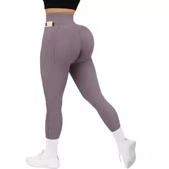 Leggings de ioga de cintura alta com bolsos para mulheres, roupas corrida, calças justas de ginástica, esportes, fitness, 2021 na internet