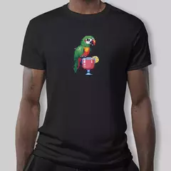 Men's Pixel Zoo Print T-shirt, puro algodão, AD008 - Wolf Magazine