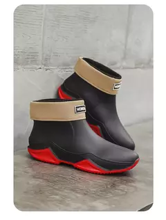 Botas de chuva antiderrapante impermeáveis para homens, sapatos de tornozelo alto para casal, caminhadas, pesca, água, chef, trabalho, ao ar livre, moda, novo na internet