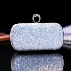 Evening Pink Clutch Purse Mulheres Bling Lantejoulas Bolsas 2023 Novo Designer De Moda Saco De Telefone De Luxo Crossbody Pequeno Saco De Designer - loja online